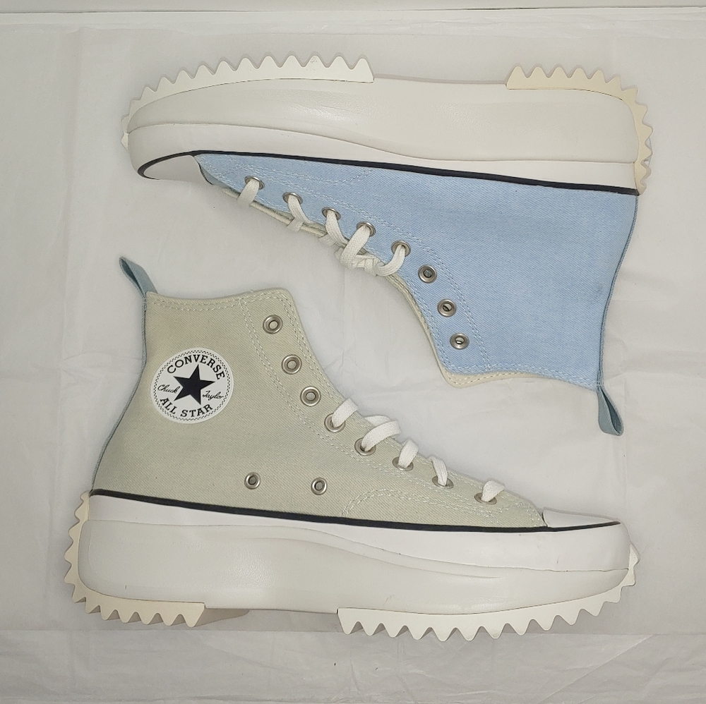 Split run star hike hi top spike sole chucks - Picture 1 of 8